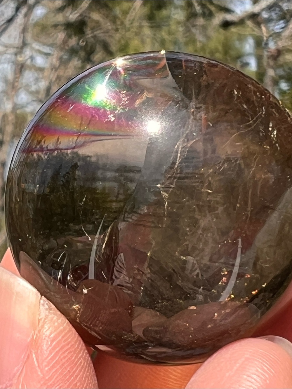 Smoky (9) Quartz Sphere | crystal